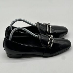 Women’s Black Michael Kors Collection Lennox Loafer 39.5 Italy